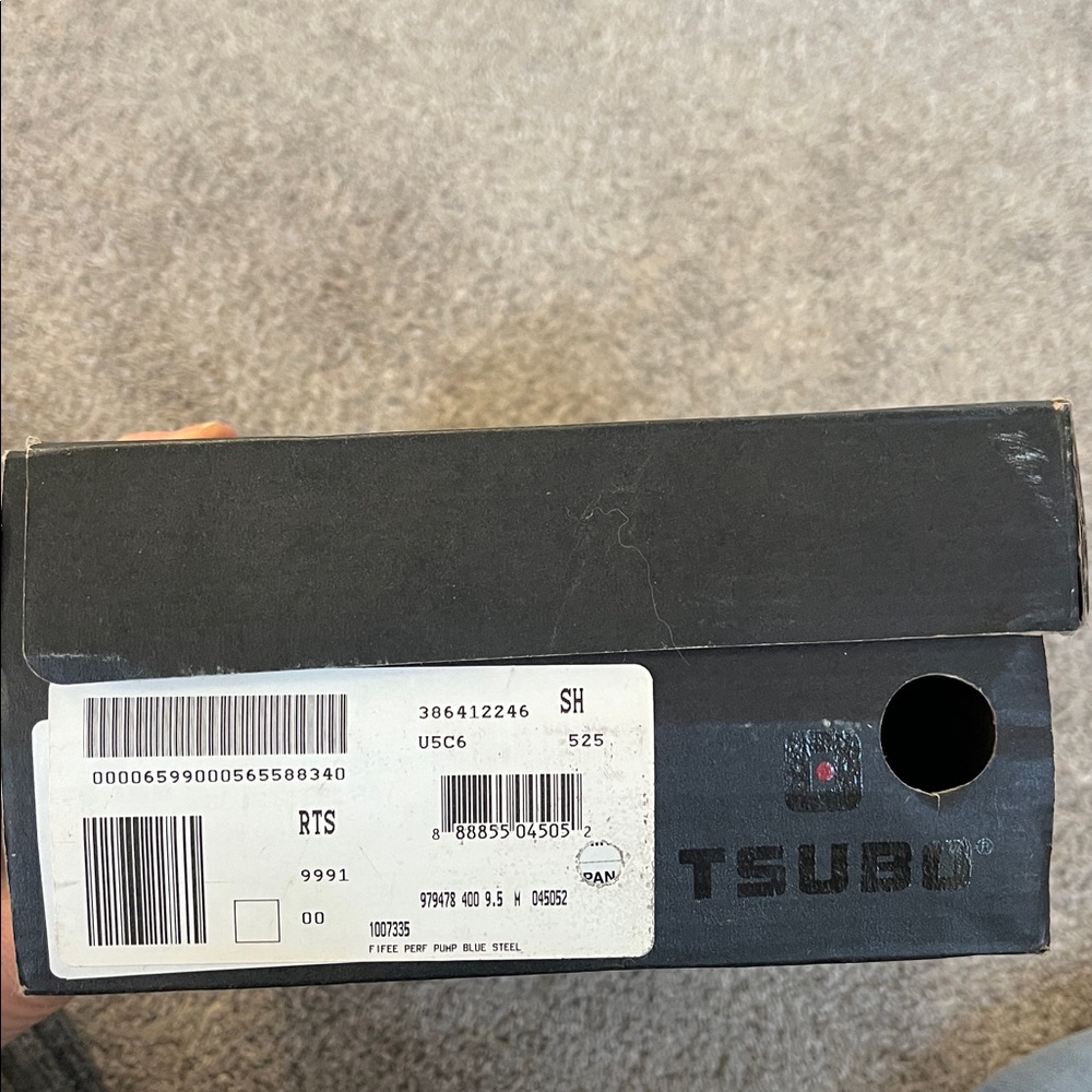 Pebble-textured light blue TSUBO pumps sz9.5 d’orsay skid proof made for comfort - Picture 9 of 10